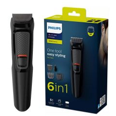 Philips 6 in 1 Face Trimmer, ries 3000-MG3710/15 Multi-Groom - Black  HAM MALL APPLIANCES